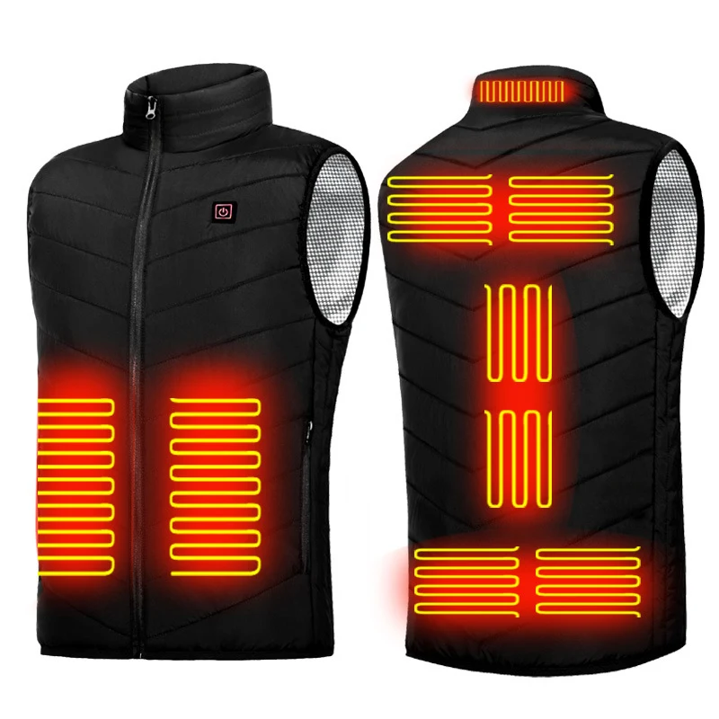 9 Areas Heated Vest w/ One Button Control 1