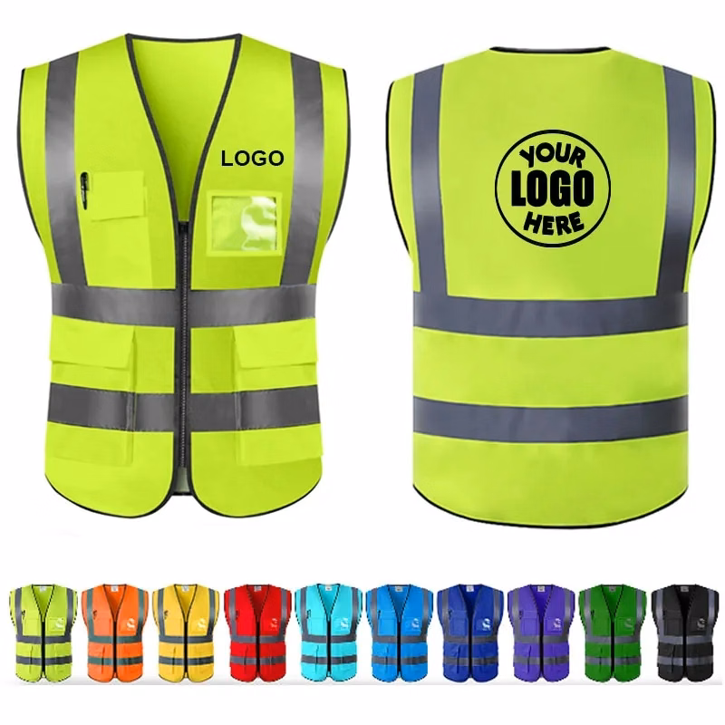 High Visibility Reflective Strips Safety Vest