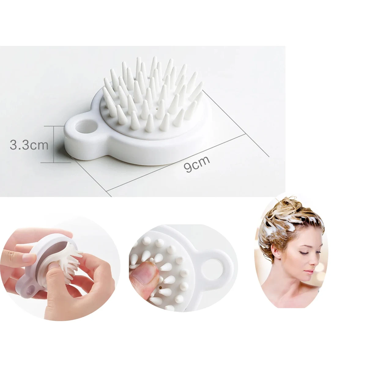 Silicone Massage Washing Hair Comb 1