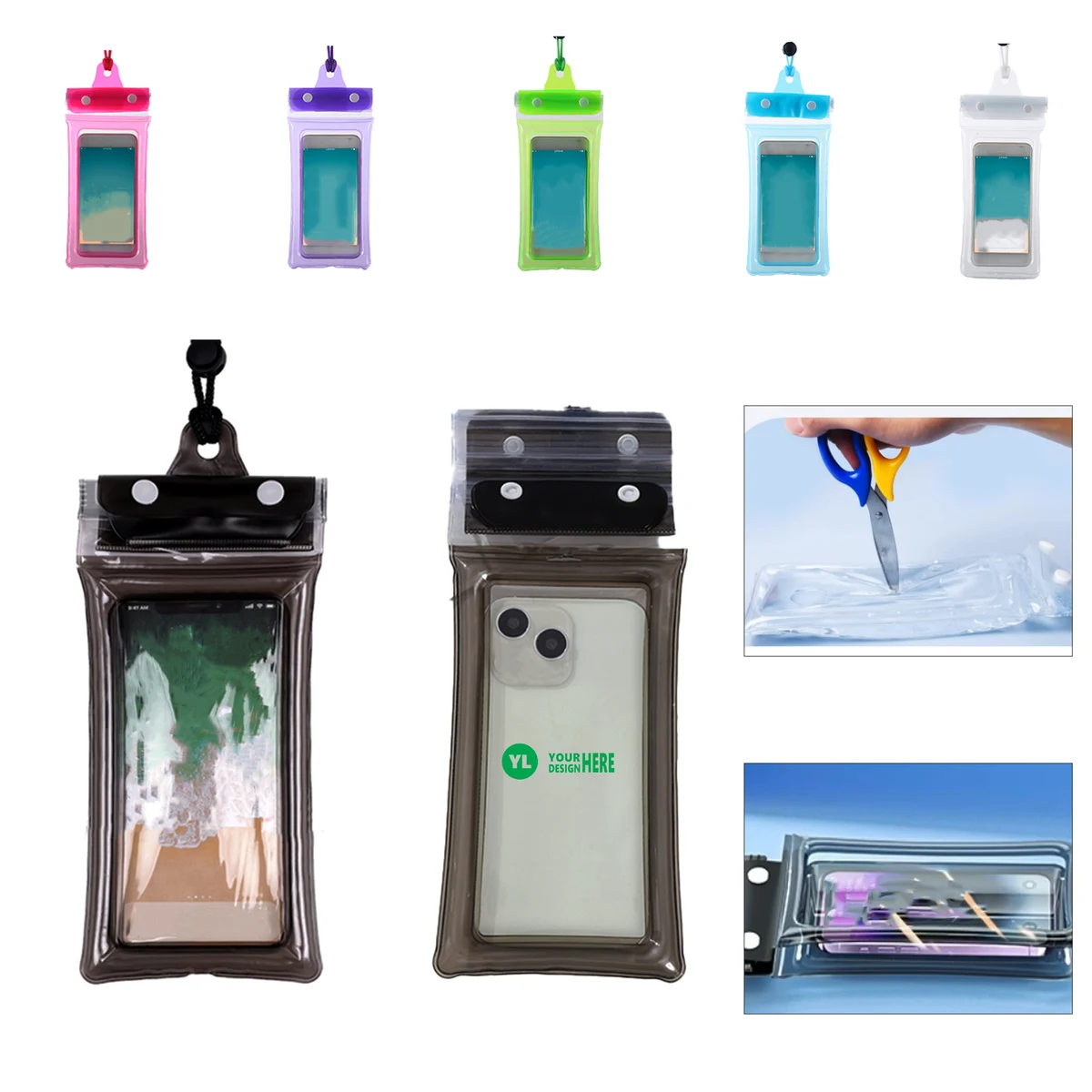 Floating Airbag Waterproof Case for Mobile Phones 1