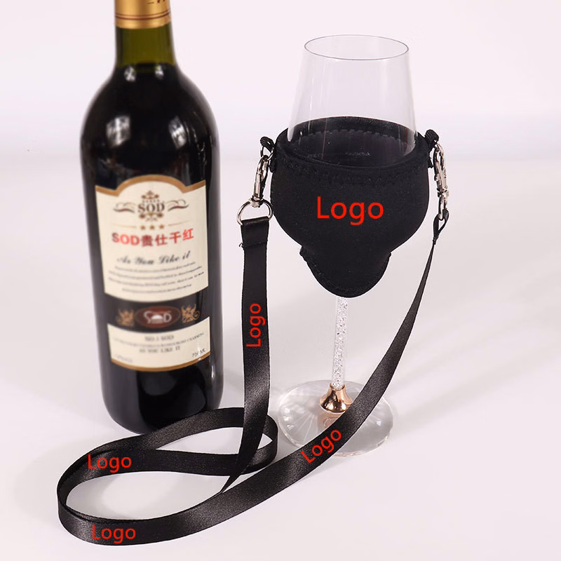 Wine Glass Lanyard with Neoprene Holder