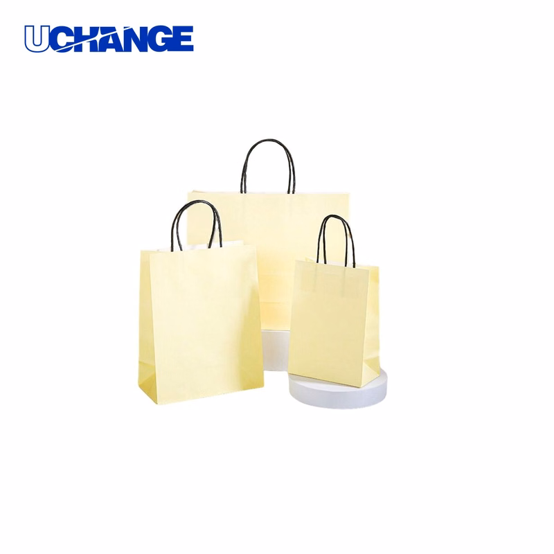Ink Absorbent Paper Shopping Bag Carrier 6 x 3.15 x 8.25 Inches