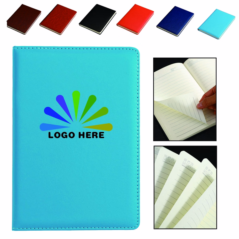 Full Color A5 PU Leather Office Notebook MOQ50