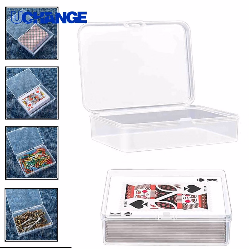 Double Clear Poker Playing Card Storage Box