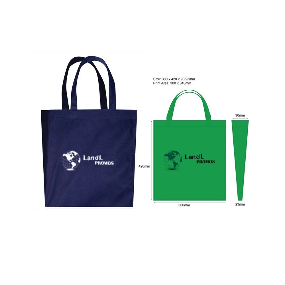 Reusable Totes Bag Bulk, Non Woven Grocery Handle Bag 1