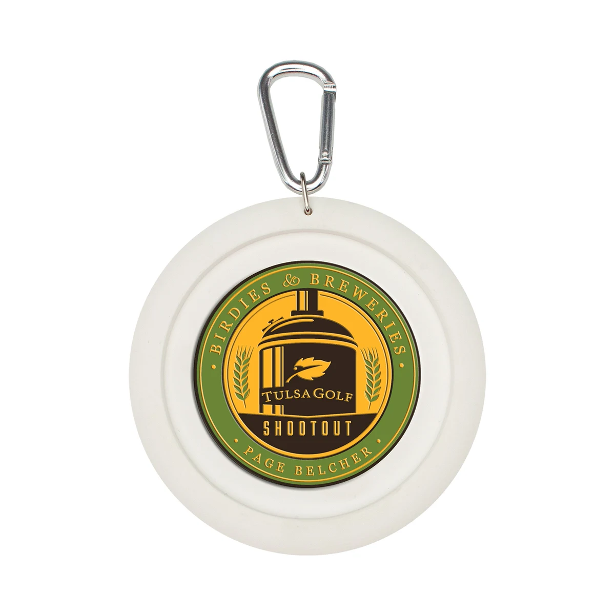 Golf Putt Target PVC Bag Tag 1
