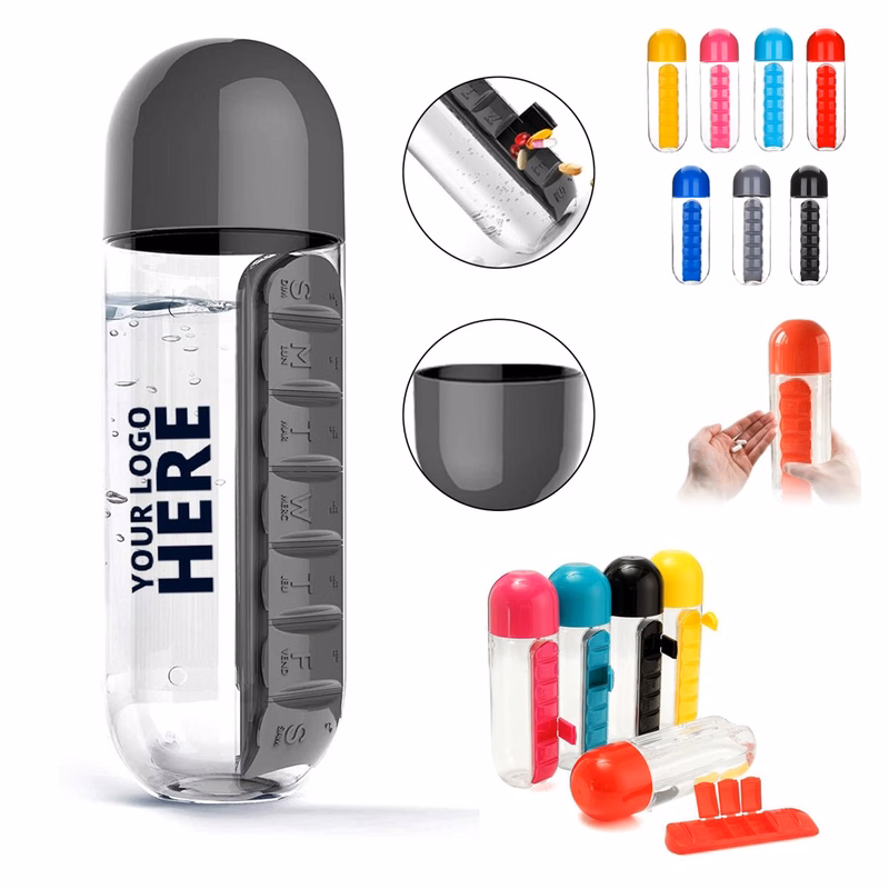 Daily Pill Box Water Bottle
