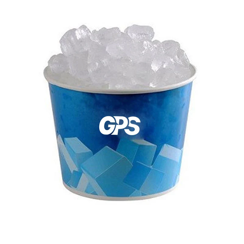 150 Oz Custom Paper Ice Bucket 1