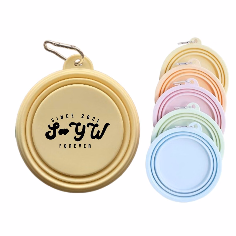 Foldable Silicone Pet Dog Travel Bowl