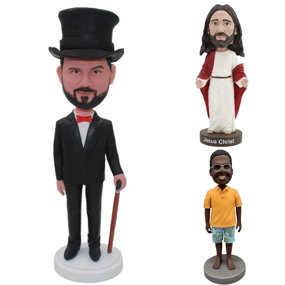 Fully Customizable 6 inch Custom Polymer Clay Bobblehead 1