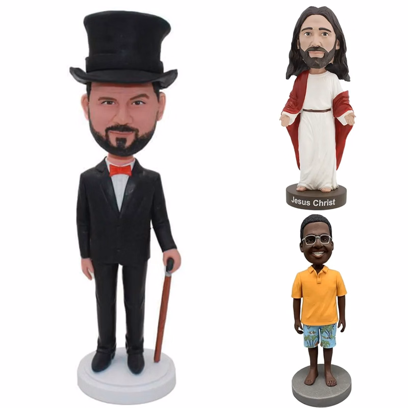 Fully Customizable 6 inch Custom Polymer Clay Bobblehead