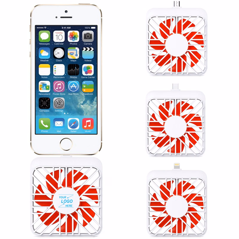 Portable USB Phone Fan w/Lanyard