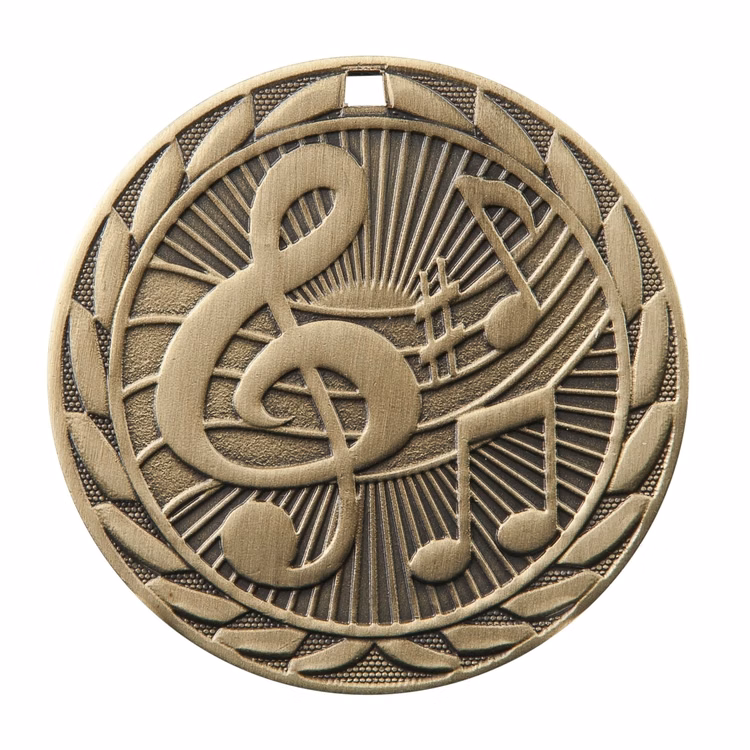 Music Fe Iron Medal 2"
