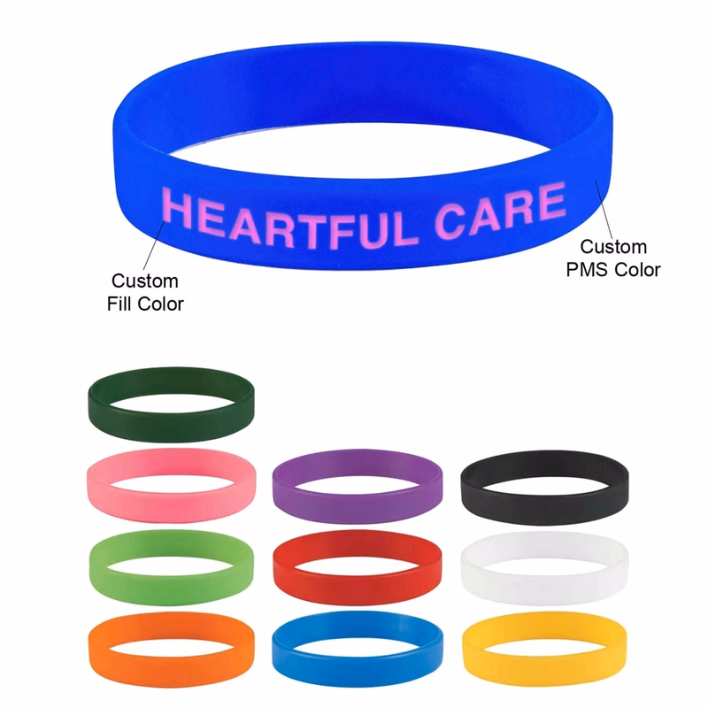 Debossed Silicone Bracelet Wristband
