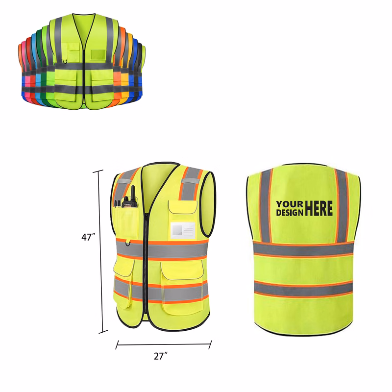 Warp Knitted Reflective Safety Vest