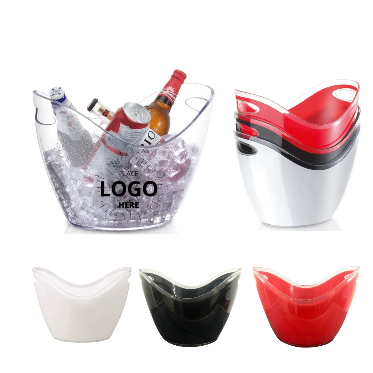 Ice Bucket for Wine-8L Plastic Tub 1