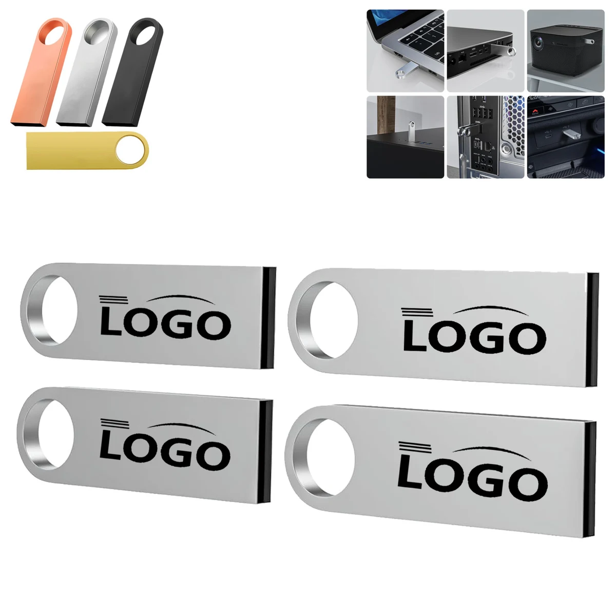 4 GB USB Metal Flash Drive 1