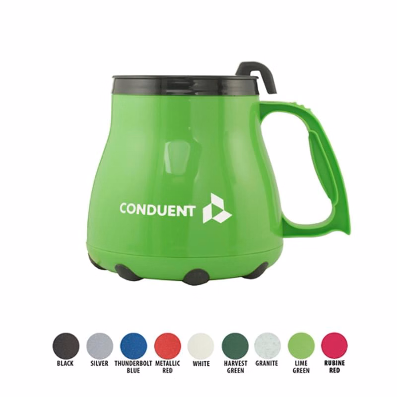 Mugs - 16 Oz. Low Rider Mug With Spill-Resistant Lid