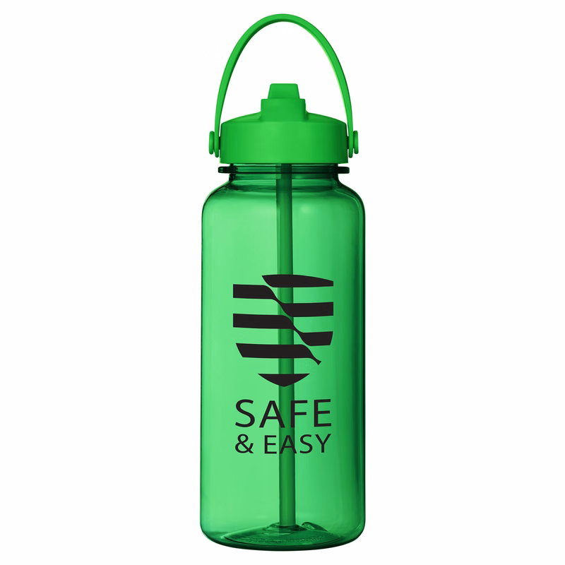 Prisma 33 oz Tritan Bottle With Flip Up Straw