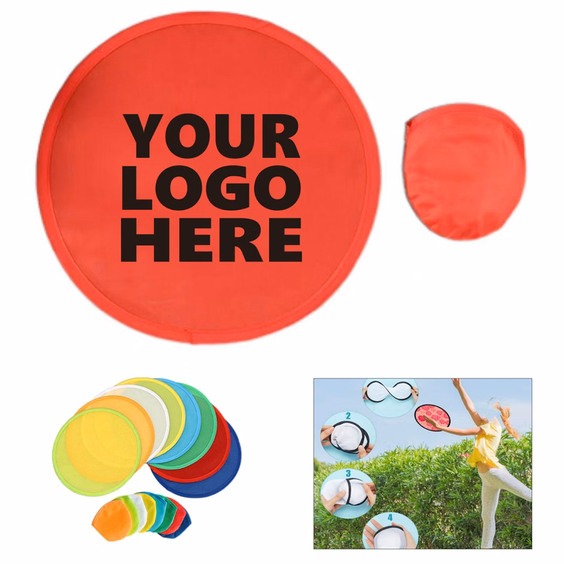 Folding Pocket Advertising Flying Disc Fans
