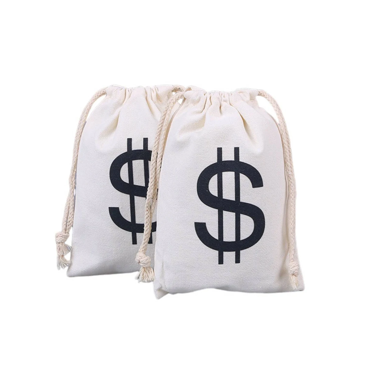 Cotton Canvas Drawstring Pouch 1