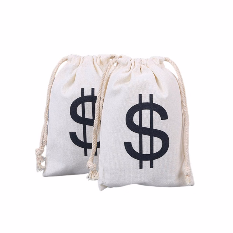 Cotton Canvas Drawstring Pouch