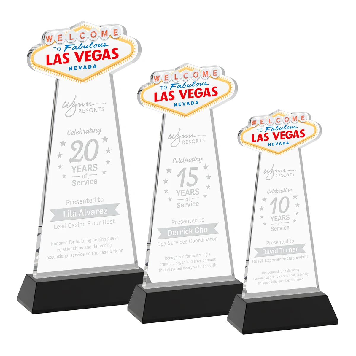 Las Vegas Award on Hartford Base - Black 1