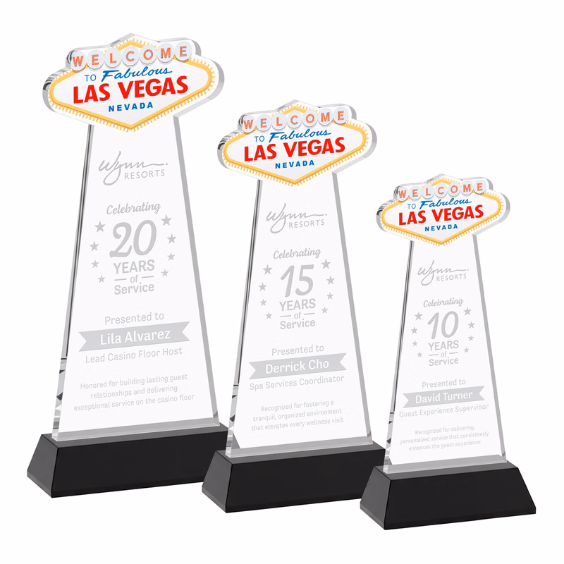Las Vegas Award on Hartford Base - Black