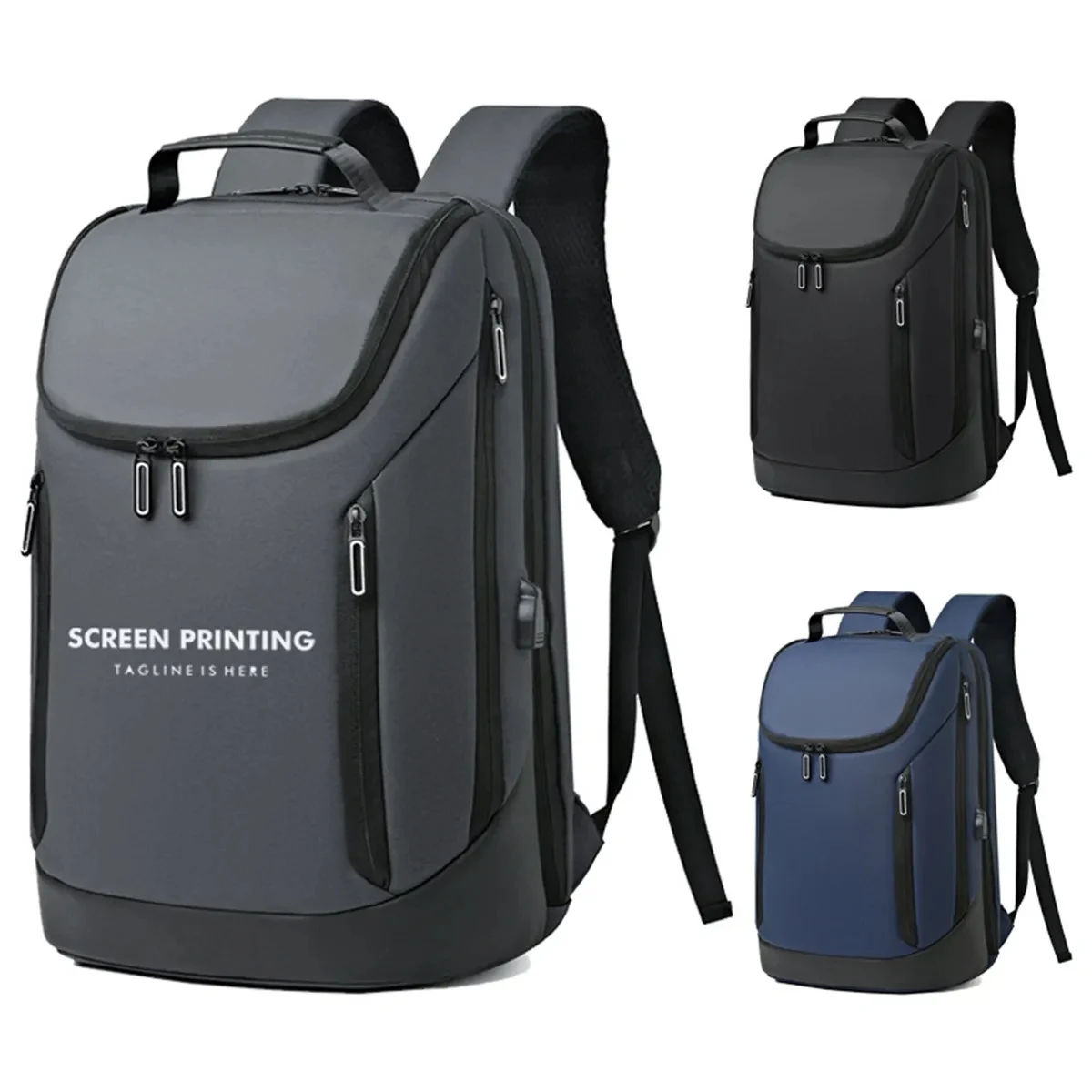 Waterproof 15.6 Inch Laptop Backpack with USB Charging Port 1