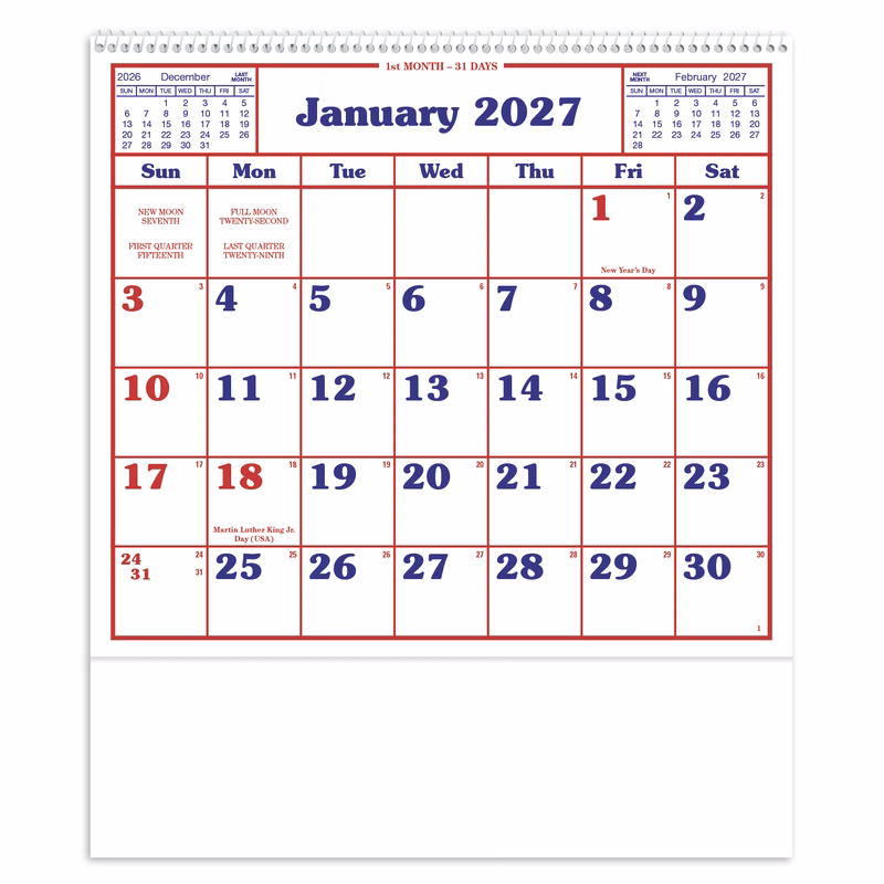 Skinner & Kennedy® Home/Office Appointment Calendar