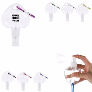 30ml Heart Spray Dispenser Bottle With Carabiner