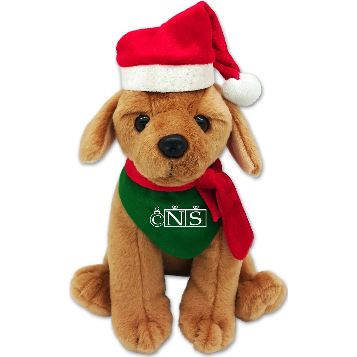 EQP 96+ Christmas 8" Medium Sitting Dog - Golden Retriever 1