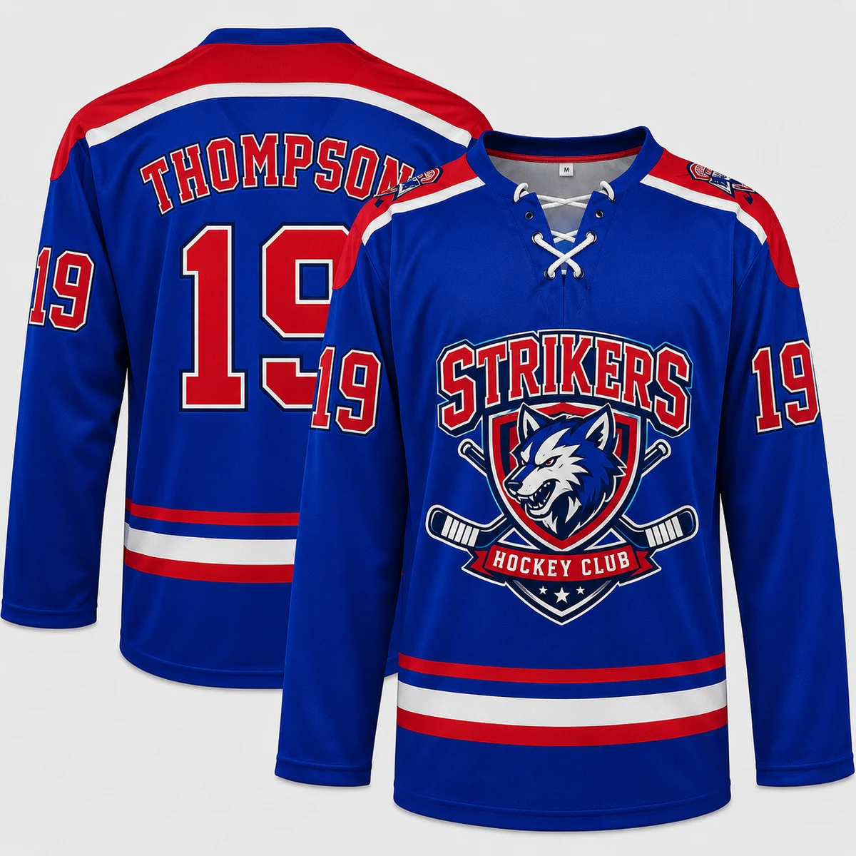 Custom Sublimated Performance Ice Hockey Jersey With Lace 1