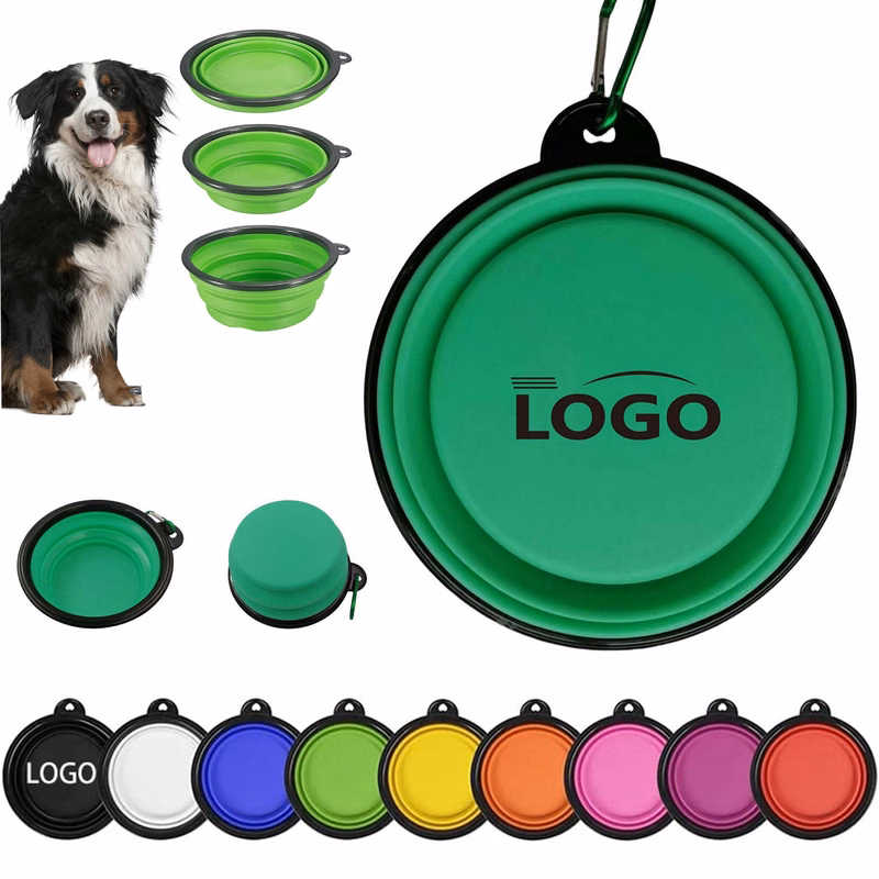 Portable Foldable TPE Dog Bowl For Travel & Outdoor