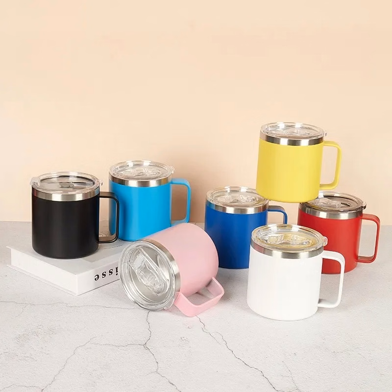 12 oz. Stainless Steel Mug With Handle
