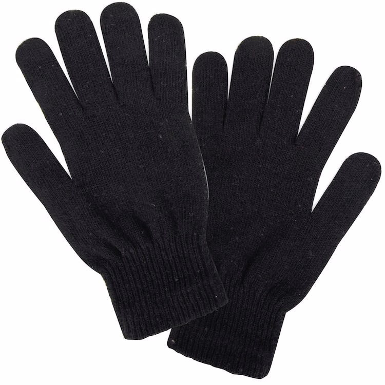 Adult Winter Gloves - One Size Black