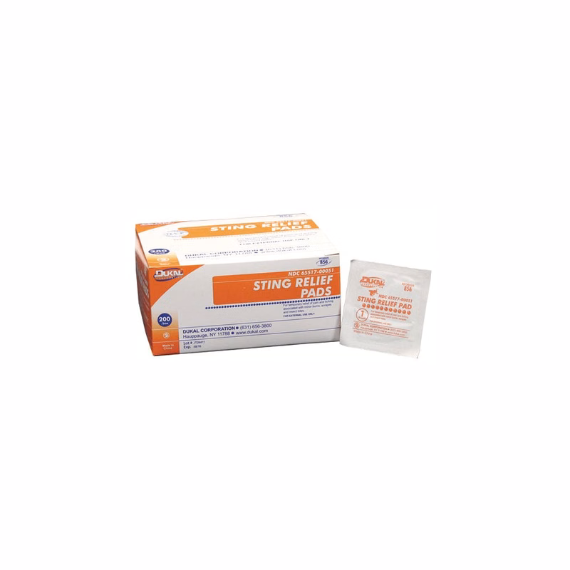 Sting Relief Medium Pads - 1500 Pack Individually Packaged