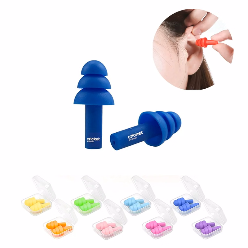 Sleeping and Work Soft Silicone Noise Reduction Ear Plugs