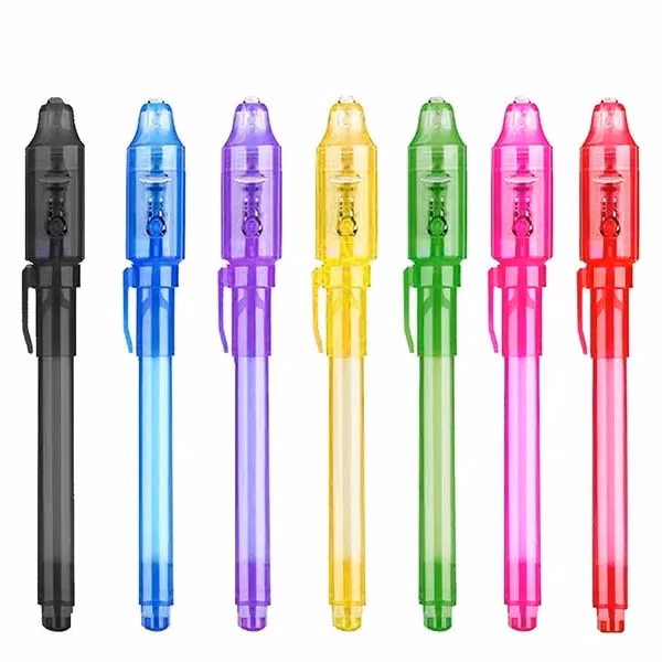 Invisible Disappearing Ink Pen With UV Light Party Toy