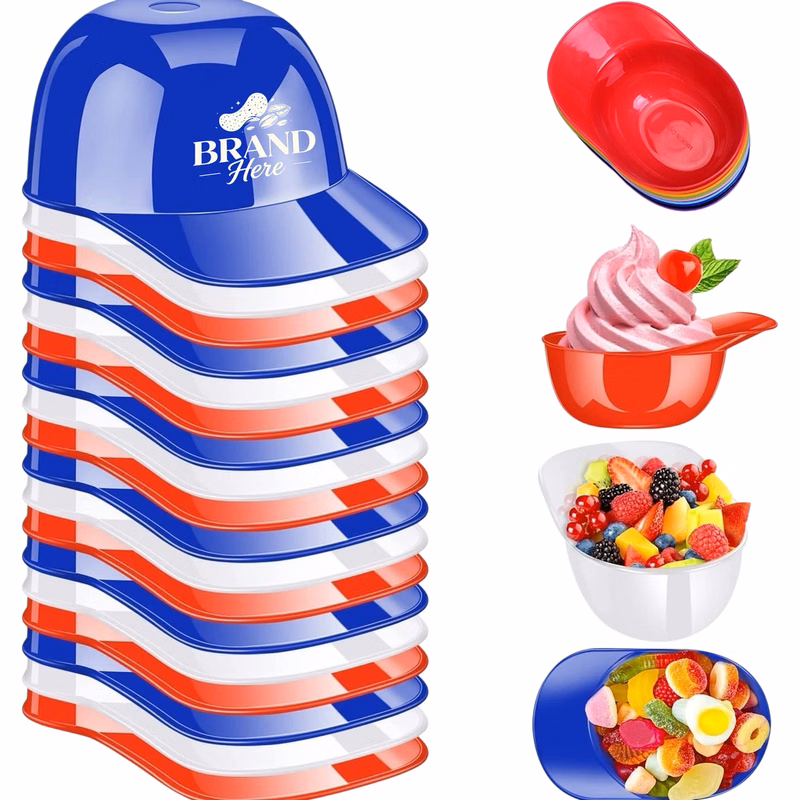 Plastic Hat-shaped Snack Bowl
