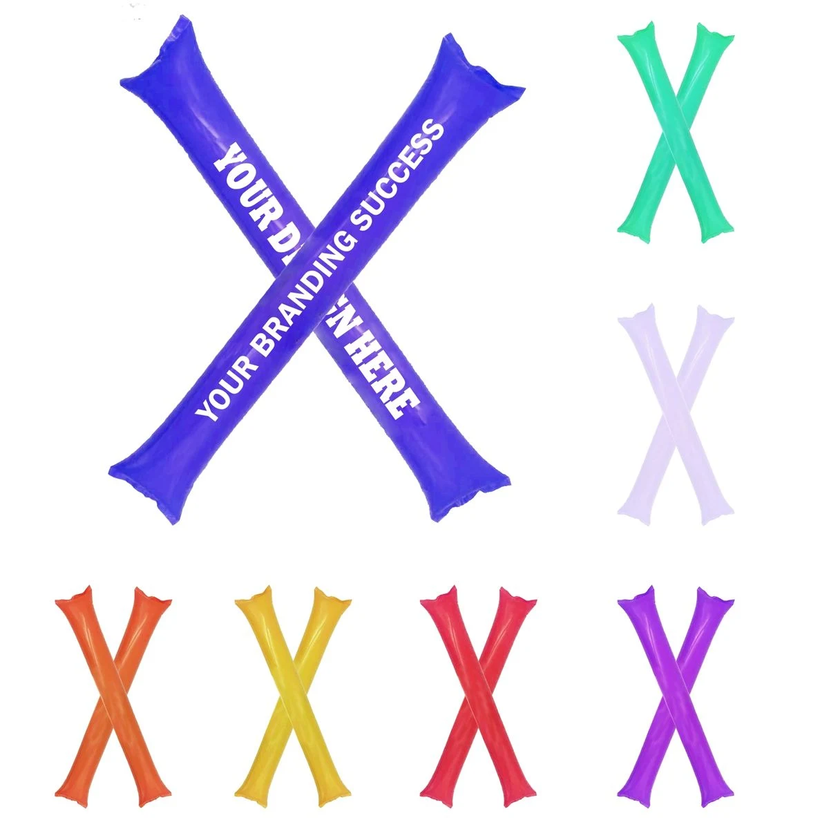 Cheering Noise Makers Inflatable Cheer Stick MOQ 50 Pairs 1