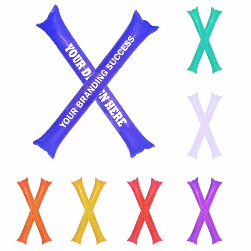 Cheering Noise Makers Inflatable Cheer Stick MOQ 50 Pairs