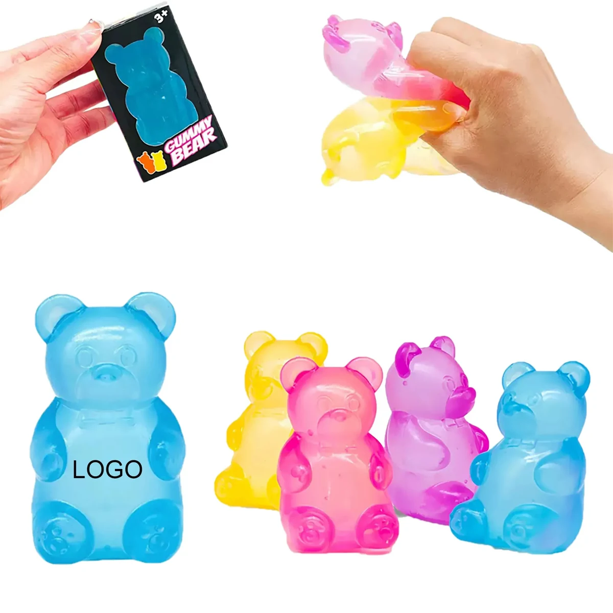 Custom Gummy Bear Squishy Toy 1