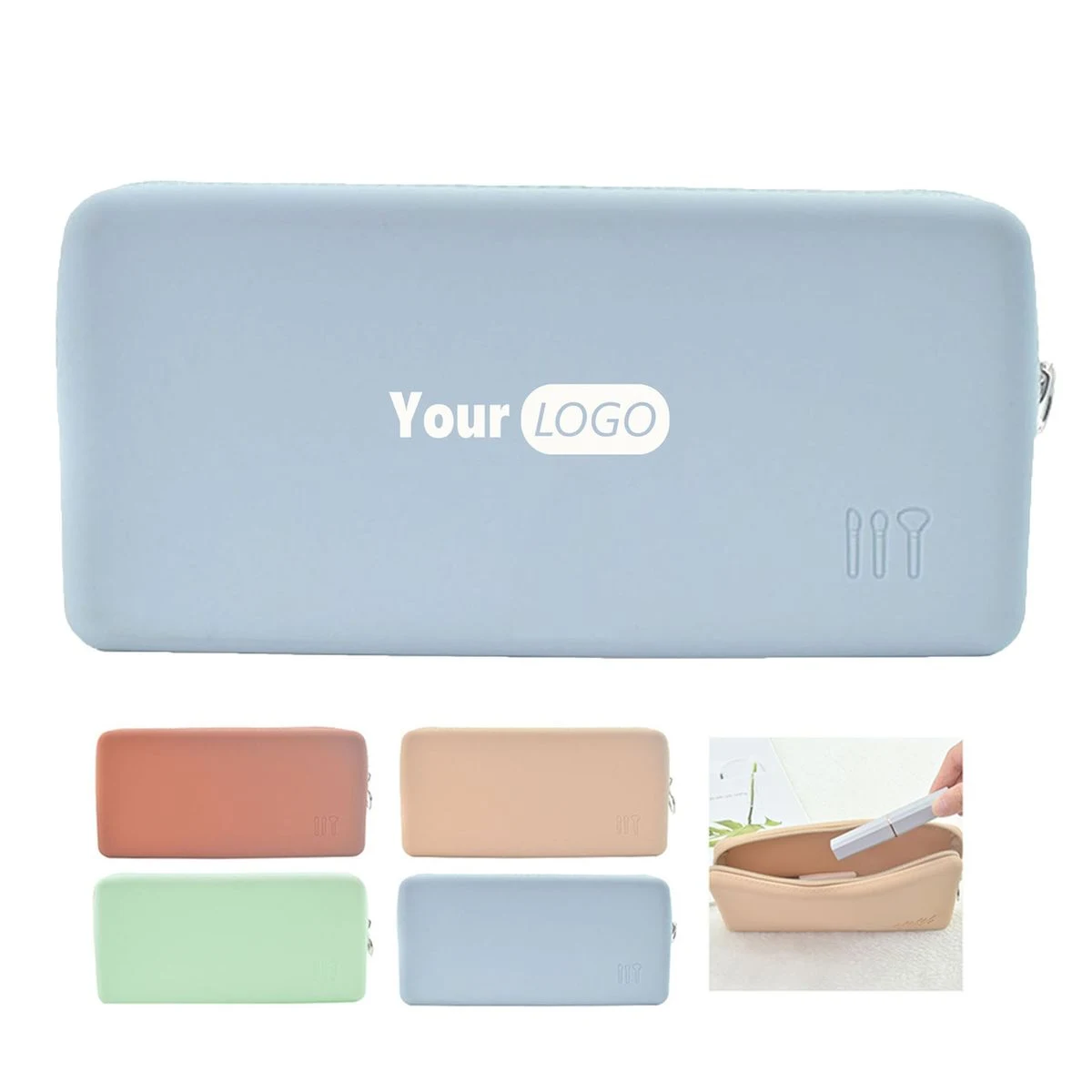 Waterproof Portable Silicone Makeup Bag 1