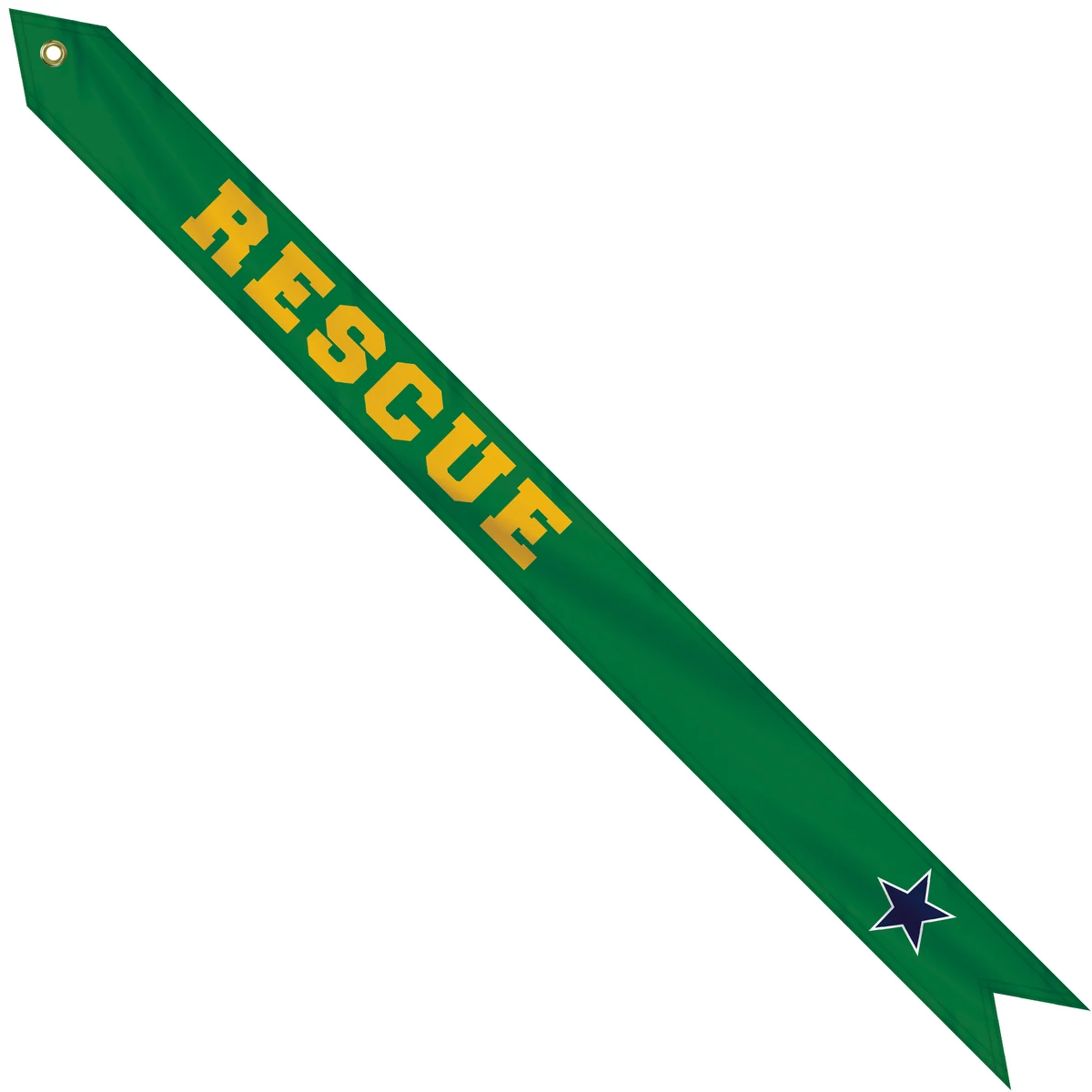 2 3/4" x 36" Custom Printed Nylon Streamer 1