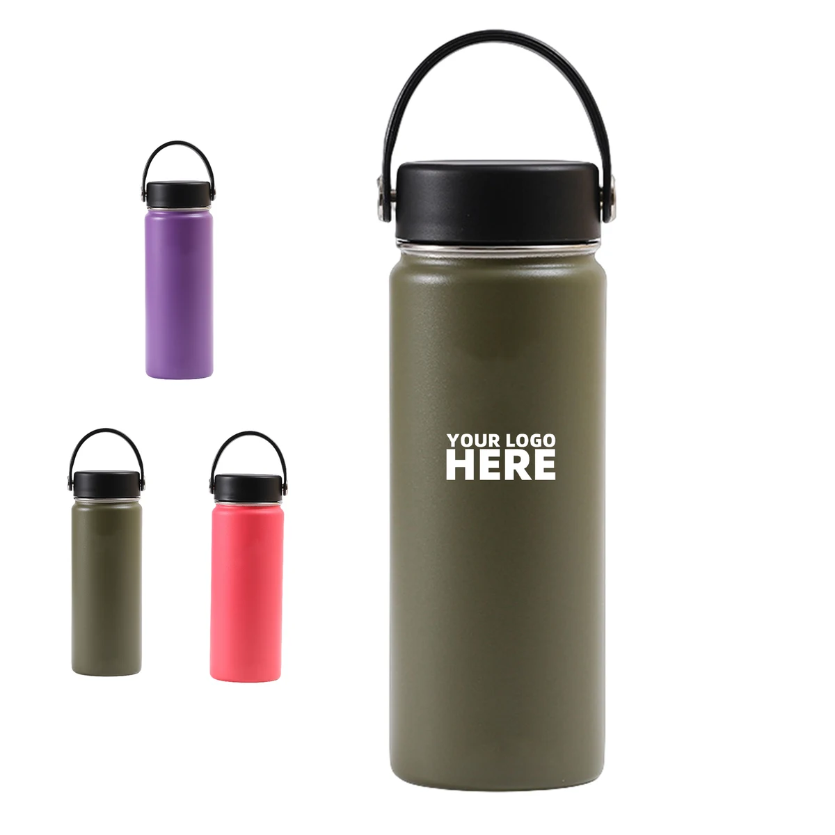 40 OZ Stainless Steel Water Bottle, custom water bottle with logo imprint 1
