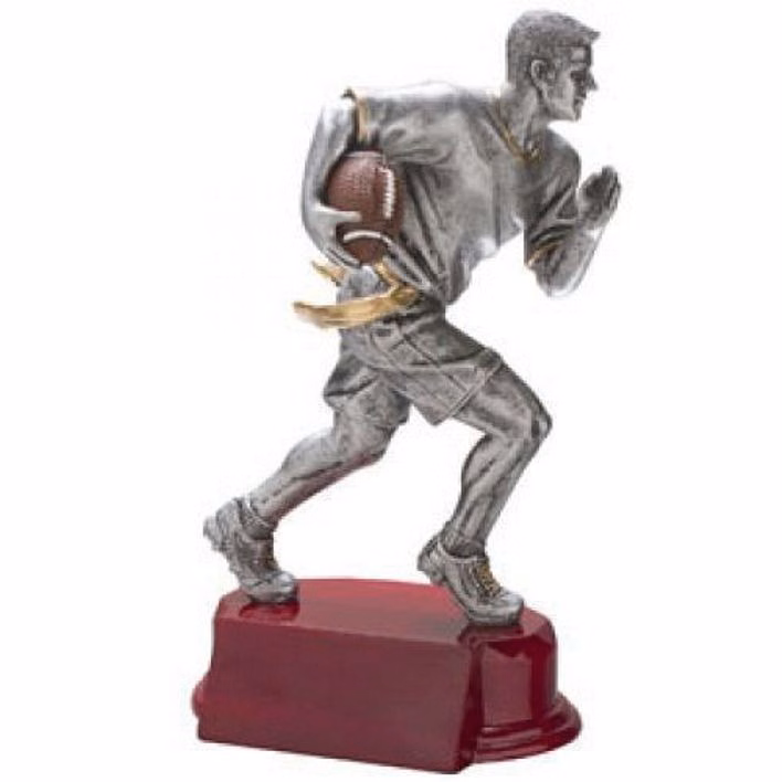 6-1/4" Flag Football Resin Figure