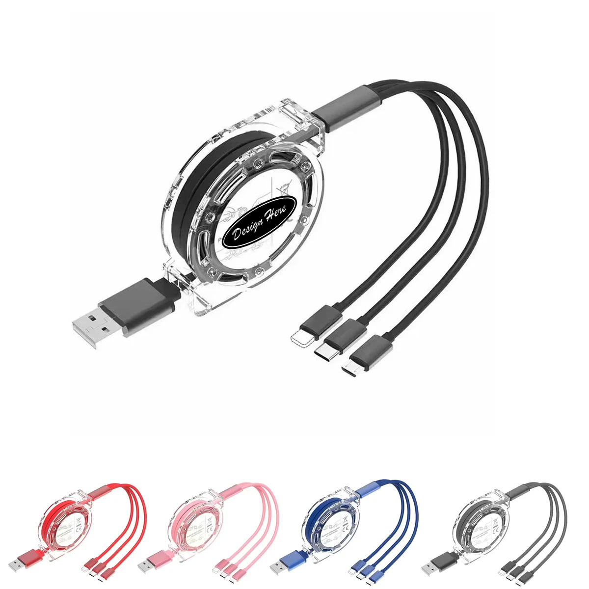 Durable Multi-Device 3-in-1 USB Fast Charging Cable 1