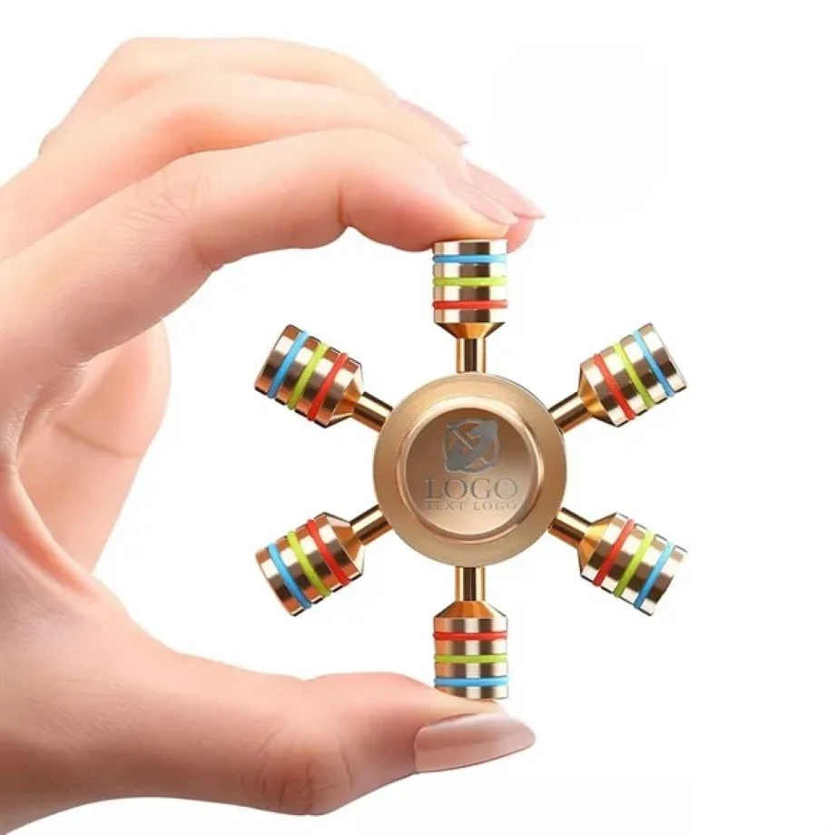 Custom Detachable Hexagonal Rudder Fidget Spinner 1