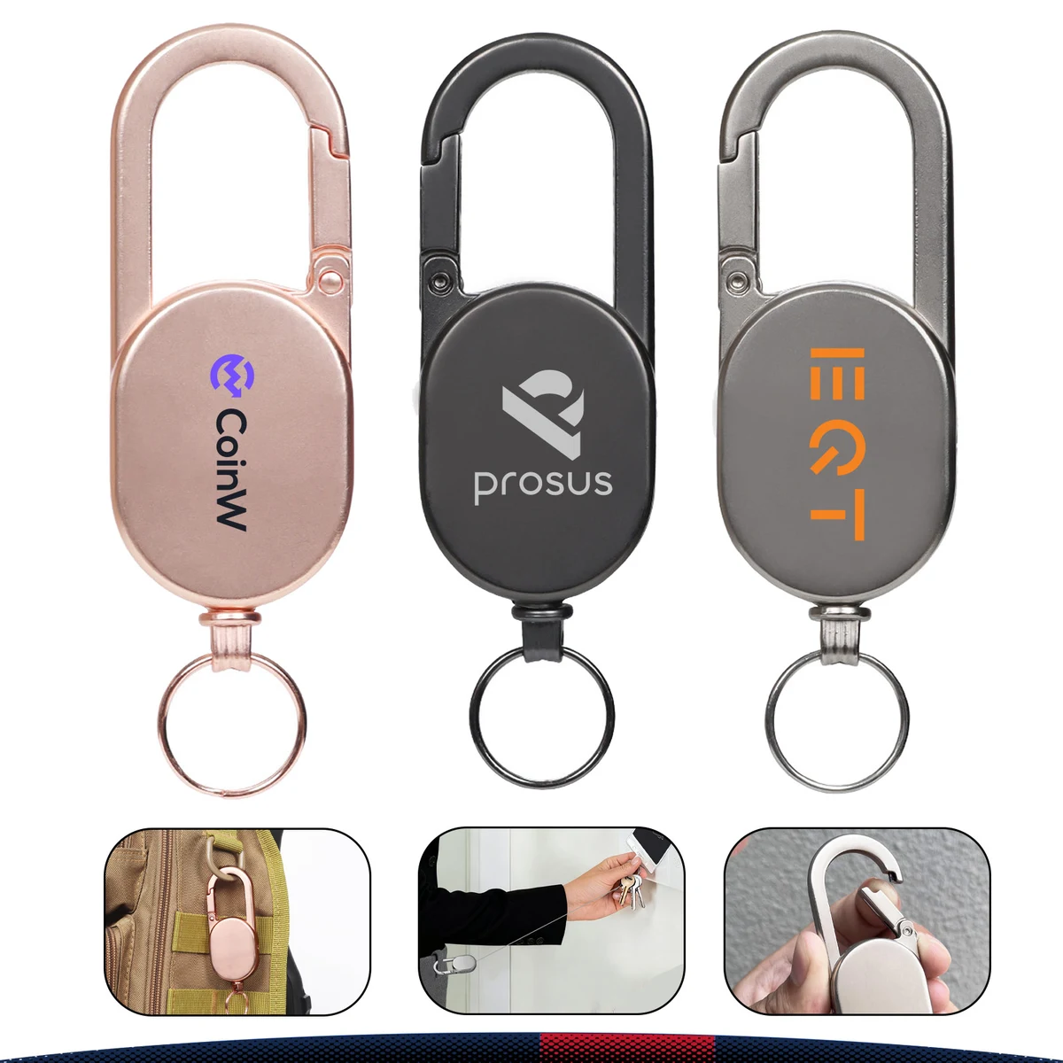 Snapex Retractable Metal Badge Reel 1